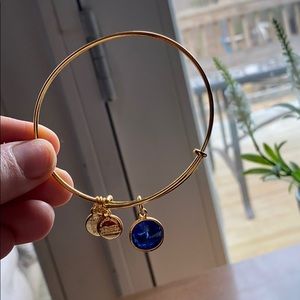 Gold Alex n Ani September Birth Stone Bracelet